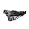 Front bumper rhs for toyota hilux revo 2015-2023 black plastic trim piece with molded contours and small red button
