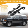 Black plastic front bumper support bracket for toyota fj cruiser 2003-2008 shown from back side