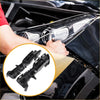 Black plastic front bumper support bracket bezel trim pieces for toyota fortuner 2009-2011 1 pair
