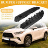 Black plastic front bumper support bracket for toyota highlander 2008-2010 shown from back side