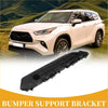Black plastic front bumper support bracket for toyota highlander 2008-2010 shown from the back side