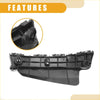 Front bumper support bracket for toyota land cruiser 2008-2015 black plastic interior trim panel back side with clips