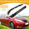 Black plastic front bumper support bracket for red toyota sienna minivan 2011-2020 shown from back side