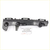 Black plastic front bumper support left for Toyota Hilux MK6 SR5 Champ 2004-2010 with molded tabs and holes