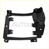 Black painted metal front bumper support mount bracket with pre-drilled holes and brackets for chevrolet silverado 1500