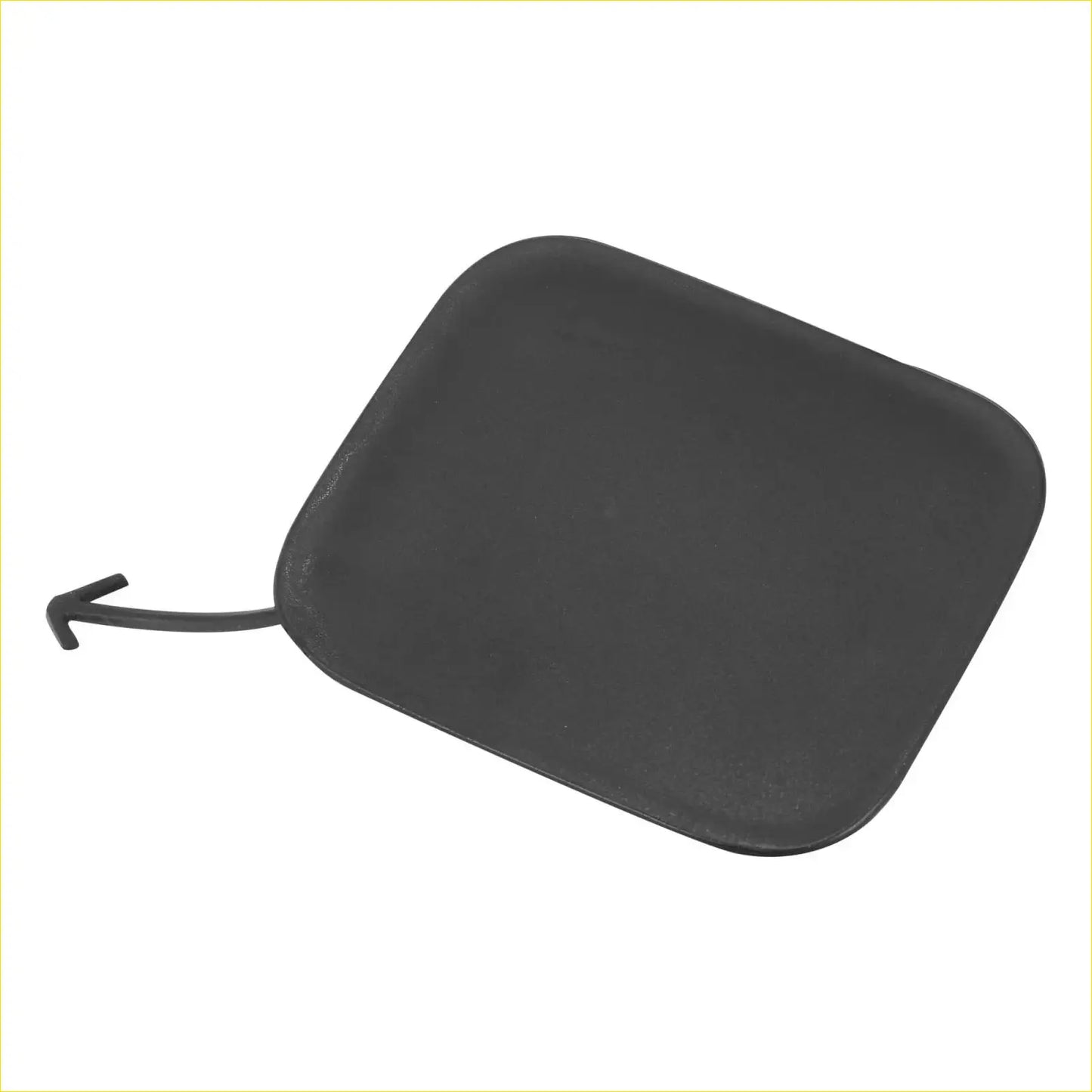 Black rubber rear hatch cover with small hook attachment for front bumper tow hook cover toyota prius v 2012