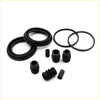 Black rubber front caliper dust cover gasket set with various sizes for mitsubishi l200 triton 1996-2015