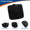 Black plastic front car bumper tow hook cover for toyota rav4 2009-2011 showing back side of the lid cover
