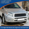 Silver plastic front right tow hook cover for toyota rav4 2009-2011 unpainted front car bumper part