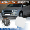 White plastic front bumper tow hook cover for silver toyota rav4 2009-2011 fits front bumper