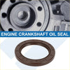 Brown rubber front crankshaft oil seal with molded markings and circular groove for toyota 4runner 1996-2001