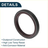 Front crankshaft oil seal for toyota sienna 2010-2013 black rubber ring with metallic lining for dustproof use