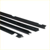 Black rubber weather stripping seals for front door belt moulding fit toyota hilux 1979-1983
