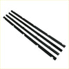 Black rubber front door belt moulding strips for toyota hilux 1979-1983 car windows weather stripping