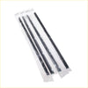 Black rubber wiper blades individually wrapped in clear plastic for front door belt moulding toyota hilux 1983-1988
