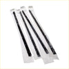 Four black windshield wiper blades in clear plastic packaging for front door belt moulding toyota hilux ln30 rn31 rn40 1978-1983