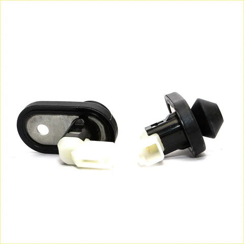 Black and white plastic front door courtesy light switch trim inserts for toyota hilux ggn35 lan25 tgn36