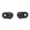 Black rubber front door courtesy light switch bushing for toyota hilux with central indentation and threaded hole