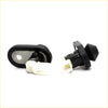 Front door courtesy light switch with black and white plastic trim inserts for toyota hilux 2005-2015
