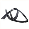 Black rubber weather stripping seal for front door glass run channel fits mitsubishi triton l200 strada 1996-2006