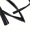 Black rubber front door glass run channel weather stripping seals for nissan ad max y10 sunny wagon n14 nv