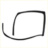 Black rubber front door glass run channel seal strip for 1990-1994 nissan sentra se-r b13 visible backside