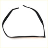 Black rubber weatherstrip front door glass run channel seal for nissan patrol safari y60 car window frame