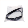 Front door glass run channel seal for nissan sentra sunny b13 black rubber weatherstrip in clear plastic bag