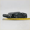 Backside of black plastic front door handle latch assembly with chrome lever and metallic parts for mazda bt50 up ur xtr 2011-2020