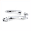 Front door handle x2 for mitsubishi triton strada l200 2005-2014 with sleek chrome finish and polished trim set