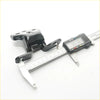 Black metal front door hinge set for mazda capella 626 sedan 1985-1987 measured with digital caliper