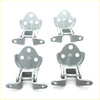 Front door hinge set for mitsubishi colt 1988-1992 with four identical gray metal hinges and central pivots