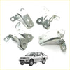 Silver metallic front door hinge brackets made of metal for mitsubishi triton l200 strada 2005-2015 pickup trucks