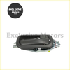 Black plastic and metal front door inside handle with molded grip for left and right side toyota hiace 1990-2004