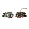 Front door lock latch set for toyota hilux 1997-2005 showing two lock mechanisms with yellow and red parts metal springs and levers
