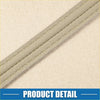 Beige faux leather trim front door panel armrest cover for toyota prius 2004-2009 with matching stitching