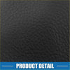 Front door panel armrest covers for toyota avalon 2013-2018 in black textured pebbled faux leather