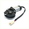 Front door power window motor for mitsubishi pajero sport 1996-2008 with black silver motor gear and white connector