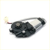 Front door power window motor for mitsubishi pajero sport challenger in black plastic and metal with gray cable and beige connector