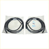 Black rubber front door seal weatherstrip gaskets for Nissan Datsun Bluebird 510 1968-1973 in clear plastic bags