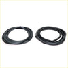 Black rubber front door seal weatherstrip x2 for nissan datsun 510 1600 1968-1973 for weatherproofing