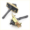 Front door strap stopper x2 for mazda bt-50 2006-2011 with black and gold car door latch assemblies and plastic handles