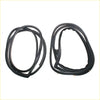Black rubber front door weatherstrip seal for Mazda Capella 626 Telstar 1982-1987 coiled and ready for install