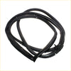 Black rubber front door weatherstrip seal for Mitsubishi Triton L200 Colt Strada 1986-1996 coiled with reinforced edges