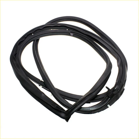 Black rubber front door weatherstrip seal for Mitsubishi Triton L200 Colt Strada 1986-1996 coiled with reinforced edges