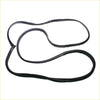 Black rubber front door weatherstrip seal for Mitsubishi Triton l200 Strada extended automotive window frames
