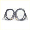 Black rubber front door weatherstrip gaskets for nissan datsun navara d22 np300 terrano sealed in clear bags