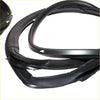 Black rubber front door weatherstrip for nissan datsun navara d22 np300 terrano with smooth glossy finish and reinforced edges
