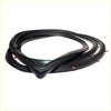 Front door weatherstrip for Nissan Datsun Sunny B310 120Y 130Y 140Y black rubber with red adhesive tabs