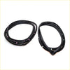 Black rubber front door weatherstrip for nissan patrol safari st y60 1987-1997 with pink and white edge tabs